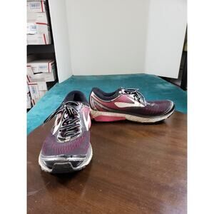 Brooks Ghost 10 Shoes Size 8.5 Womens Black Pink Running Gym 1202461b067